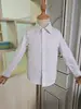 Ropa Infantil 2020 Nueva Primavera y Otoño Camisa de Manga Larga para Niños Uniforme Escolar Infantil Camisa Blanca Básica de Algodón para Estudiantes de Primaria y Secundaria