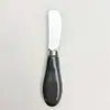 Cuchillo para Mantequilla, Rascador de Queso, Cuchillo para Crema de Acero Inoxidable 304 con Mango de Cerámica, Color Caramelo