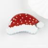 Pinza para el cabello de Navidad Papá Noel Navidad Octubre nuevo producto pinza de agarre sombrero de Navidad parte trasera de la cabeza tocado horquilla