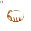 Faixa de Cabelo Feminina Simples Fosca Estilo Coreano Qiyue Acessórios de Cabelo Cor Sólida Versátil Dentada Antiderrapante Franja Pressionada Cabelo Quebrado Faixa de Cabelo Verão