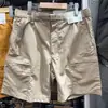 Verano Japonés Hombres y Mujeres Exteriores Repelente al Agua Nailon Casual Pantalones Cortos de Cinturón Rectos de Longitud Media E455505