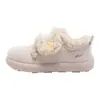 Sapatos de Algodão Pelúcia com Velcro Simples de Calçar Confortáveis com Amortecimento Femininos Pelo Versátil Birkenstock Fácil de Calçar/Tirar Botas de Neve