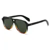 Clásico transfronterizo europeo y americano serie 57 unisex marco grande protección solar para conducir moda gafas de sol sencillas 5783
