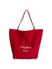 [Espessado em estoque] Bolsa de lona listrada 2024 Novo estilo coreano Ins Tote Bolsa casual Bolsa de ombro