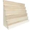 Estantería de Escalera de Madera para Transmisión en Vivo de Nuevo Producto, Soporte de Exhibición para Tarjetas de Felicitación, Fundas de Teléfono, Esmalte de Uñas y Exhibición de Thangka