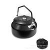 Hervidor Portátil para Camping Hervidor Vintage de Acero Inoxidable para Exterior 1L Tetera para Hervir Cafetera de Mano para Camping