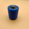 Accesorios para maquinaria de cartón: Máquina selladora de cajas totalmente automática, máquina encoladora de cajas, rodillo de presión, juego de rodillos de presión de nylon azul