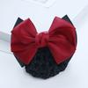 Flor de Cabello Profesional Red para el Cabello Lazo de Cinta Accesorios para el Cabello Gorro para Banco Postura Pinza para el Cabello de Stewardess de Aerolínea Enfermera con Red