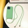 Funda de Teléfono con Cuerda Apple 16pro Más Vendida para iphone15 Gruesa Sencilla Funda de Teléfono con Cuerda Apple 11