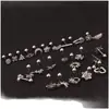 Pendientes de botón de flor creativos transfronterizos, nuevos, de acero inoxidable, con tornillo, para oreja de circonita femenina, clavos de hueso, comercio exterior, venta caliente, perforación