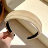 Diadema Minimalista de Terciopelo Estilo Coreano para Mujer 2025 Nuevo Modelo Accesorio para el Cabello Elegante de Gama Alta