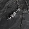 Dark Dream S925 Sterling Silver Sword Wear Skull Pendant Design Original Pingente de Jóias Atacado