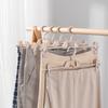 Clip de Pantalón de Plástico Fuerte para el Hogar Sin Costuras Clip para Falda JK Clip Multifuncional para Colgador de Dormitorio Estante para Pantalones Colgador de Almacenamiento