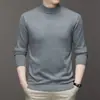 2026 Comércio Exterior Outono/Inverno Nova Malha Suéter Estilo Coreano Masculino Slim Fit Manga Longa Pulôver de Tricô Camada Base Malharia Masculino