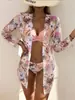 Traje de baño de dos piezas estilo europeo y americano 2026 con copas rígidas Set de bikini de dos piezas Bikini de malla transfronteriza Traje de baño de comercio exterior