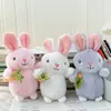 Lindo Bufanda Azul Marino Pato Peluche Colgante Llavero Decoración para Bolso de Pareja Muñeca Juguete Pequeño Juguete de Peluche