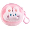 Nuevo Monedero de Peluche de Dibujos Animados para Estudiantes, Bolsa Portátil para Auriculares, Linda Mini Bolsa de Almacenamiento de Monedas con Colgante, Al por Mayor