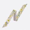 Estilo chino 26 letras flor diagonal twill largo pañuelo pequeño cinta para el pelo Pañuelo pequeño cinta decoración de bolsa