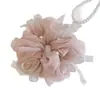 Coletero de organza Super Fairy para mujer, lazo de malla estilo ballet para niña, lazo para moño de estilo relajado de alta gama.