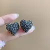 Estilo Pintura al Óleo Jardín de Monet Pendientes de Flor de Amor Perla Pendientes de Temperamento de Moda Lujo Ligero Pendientes de Gama Alta Venta al por Mayor
