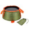 AYXSEE lavabo plegable portátil para exteriores viaje camping Hotel Hotel lavar la cara lavar los pies lavabo entrega bolsa de almacenamiento