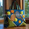 Bolso de Mano con Estampado de Moda Tendencia para Mujer 3D Transfronterizo Nuevo Producto Temu Amazon Bolso de Hombro Lona 300g