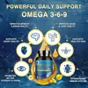Venta Caliente Transfronteriza de Comercio Exterior de Amazon Cápsulas Blandas Omega 3-6-9 Cápsulas Blandas de Aceite de Pescado Ventas Directas de Fábrica