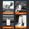 Soporte para teléfono móvil montado en el coche, soporte telescópico fijo para salida de aire del coche, marco de soporte universal multifuncional para navegación de panel de instrumentos