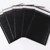 Saco Envelope Bolha Preto para Comércio Exterior, Filme Coextruso, Amortecimento Espesso, Saco Bolha para Courier, Sacola para Acessórios de Pequenos Itens de E-commerce