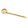 Bandeja Redonda de Cobre Pinza de Una Palabra Ecológico Colgante Portapinzas Chapado en Cobre Base para Pinzas de Cabello Accesorios para Pinzas de Cabello para Manualidades