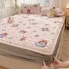 2026 Nueva Sábana Bajera Acolchada de Vellón de Leche Más Gruesa Cálida de Invierno Felpa Ropa de Cama Dormitorio Dormitorio Niños Niñas
