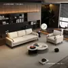 Sofá de luxo leve para apartamentos pequenos, sala de estar minimalista, assento duplo ou triplo, adequado para apartamentos, lojas de roupas, imóveis para aluguel e áreas de recepção