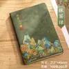 Tendencia Nacional Cultural y Creativo Cuaderno Qianli Jiangshan Personalizado Estilo Americano Caja de Regalo Set Libro de Registro para Reuniones de Oficina