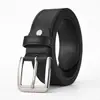 Cinturón Casual de Cuero con Hebilla Sencilla para Hombre, Cinturón de Negocios Vintage para Hombre, Cinturón de PU para Hombre, Cinturón para Jeans al por Mayor