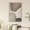 Pintura Decorativa para Sala de Estar Estilo Creme Mural para Parede de Fundo de Sofá Pintura Abstrata Estilo Moderno Minimalista de Alto Padrão Pintura para Pendurar na Sala de Estar