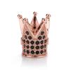 Acessórios de Coroa com Zircônio Incrustado de Cobre Estilo Étnico Europeu e Americano Micro Incrustado Zircônio Colorido Acessórios de Joias DIY Ponto de Venda Atacado