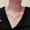 Collar de Perlas Pequeñas Shijia para Mujer Modelo Popular Nuevo 2026 Cadena para Suéter de Lujo Ligero Nicho Colgante Exquisito