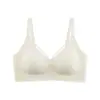 Sutiã de plástico com faixa de gel, suporte macio, levanta seios para mulheres com seios grandes, estilo emagrecedor e fino, tamanhos grandes, cobertura lateral dos seios