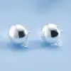 Pin de Oreja de Acero Inoxidable Bola Pendientes Distintivos Joyería para Orejas diy Material Hecho a Mano con Adornos Colgantes Accesorios para Pendientes Venta al por Mayor