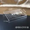 Pendiente Stud Colgante Soporte de Exhibición de Almacenamiento Soporte de Exhibición Acrílico Soporte para Pendientes de Aro de Perla Joyería de Plata para Orejas Bandeja de Joyería