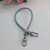 Fivela de Porta de PU de Alta Qualidade, Cordão Redondo Curto de Couro, Alça de Bolsa Substituível Multicor, Alça de Couro para Celular
