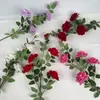 Flores de Rosa Artificiales para Exportación, Flores Falsas para Decoración del Hogar, Flores Artificiales para Arreglo de Escenas, Artículos Decorativos Estilo Ins, Flores Artificiales de Alta Calidad para Bodas