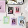 Porta-cartão rígido original com bolinhas e estrelas, estojo display para fotos Polaroid 3 polegadas para fãs de ídolos, protetor de cartão pequeno, sleeve para cartão