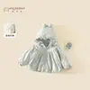Mengjia Ban Roupas Infantis Menina Outono/Inverno Jaqueta com Capuz Meninas Espessa Acolchoada Confortável Top Roupas de Algodão Infantis Tendência