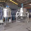 Mezclador de líquido calefactor adhesivo mezclador de polvo-líquido de acero inoxidable tanque emulsionante homogeneizador de crema cosmética loción
