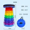 Taburete Plegable Telescópico Portátil para Exteriores para Hogar Viajes Filas Silla de Plástico Engrosada Ajustable Silla de Pesca Balcón