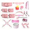 Juguetes sexuales para adultos Jiuai, accesorios SM, juguetes sexuales para parejas, bondage, látigo de cuero, tapón anal, entrenamiento del amor y provocación