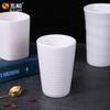 Taza de melamina blanca de cinco hotel restaurante buffet comercial taza recta creativa taza para beber taza de imitación de porcelana