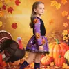 Falda Tutú de Malla Estampada Creativa para Halloween Europea y Americana para Niñas Jóvenes y Mayores, Vestido Infantil 22