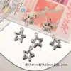 Pingente Estrela e Lua Acessórios DIY Peças de Liga Mista Pulseira com Recortes Contas para Colar Acessórios para Joias DIY